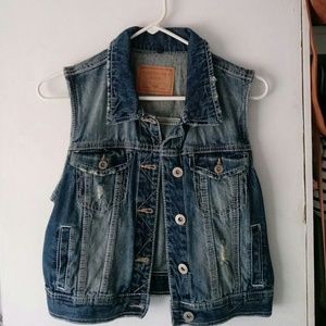 Jean jacket/vest